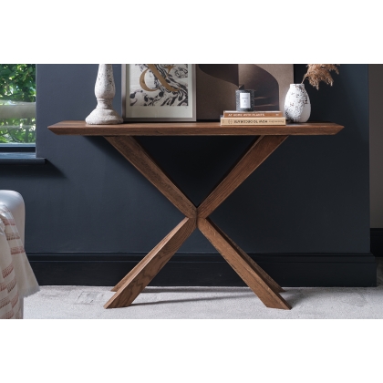 Syracuse Solid Oak Console Table