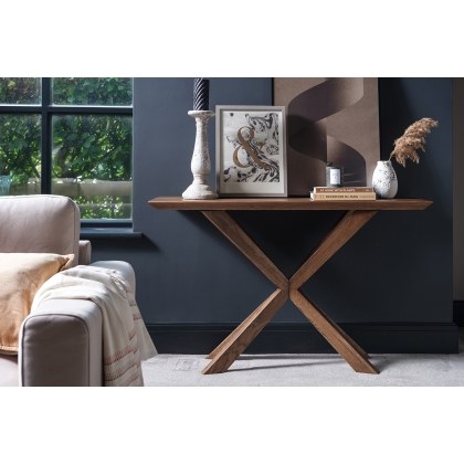 Hudson Solid Oak Console Table Hudson Solid Oak Console Table