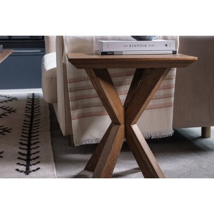 Hudson Solid Oak Lamp Table Hudson Solid Oak Lamp Table