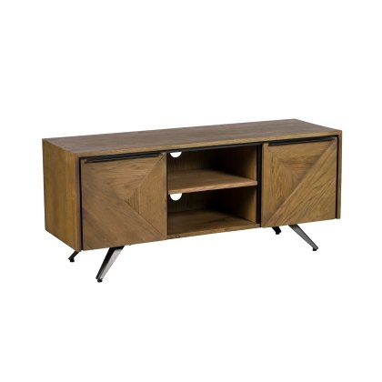 Hudson Solid Oak TV Unit