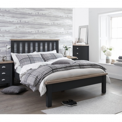St Ives Charcoal Painted Bedframe