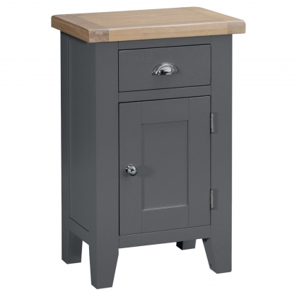St Ives Charcoal Painted Small Cupboard