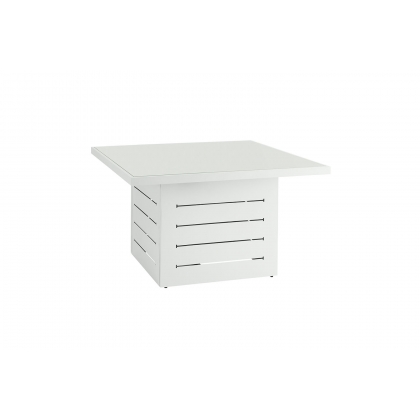 Athens Garden White Square Dining Table
