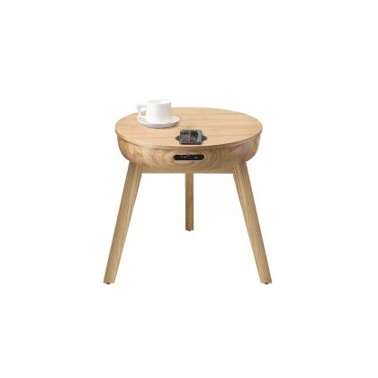 San Francisco Smart Lamp Table - Oak San Francisco Smart Lamp Table - Oak