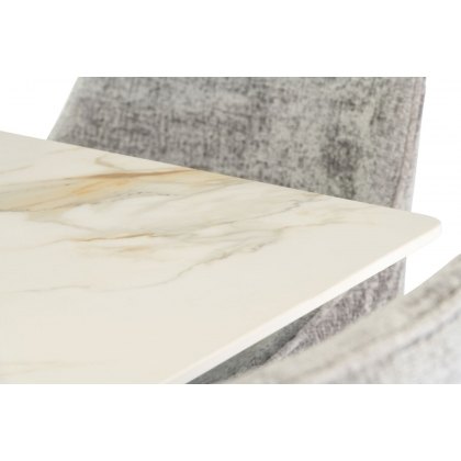 Cleveland Sintered Stone X-Frame 1.8m Dining Table with Kass Gold Top