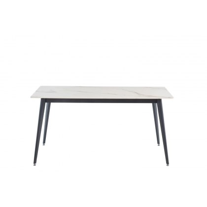 Indy Dining Table in Kass Gold Finish