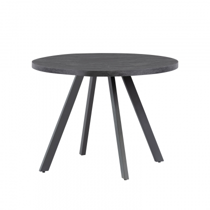 Pittsburgh 1.07m Round Dining Table in Dark Grey