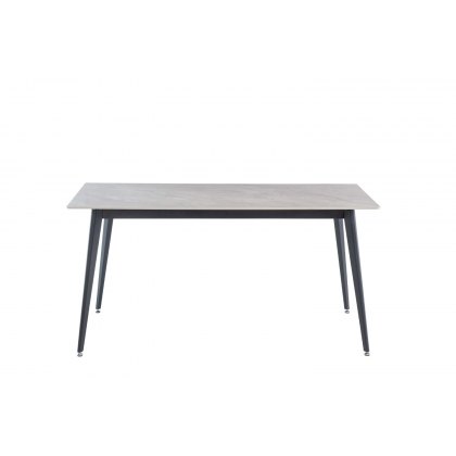 Indy 1.6m Dining Set in Rebecca Grey with x4 Indy Chairs