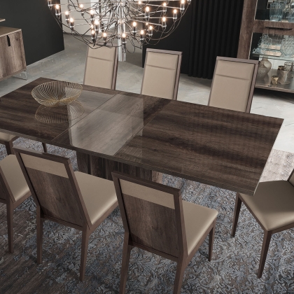 ALF Italia Matera Extending Table W160-210cm In Rim Surfaced Oak / Grain Surfaced Finish