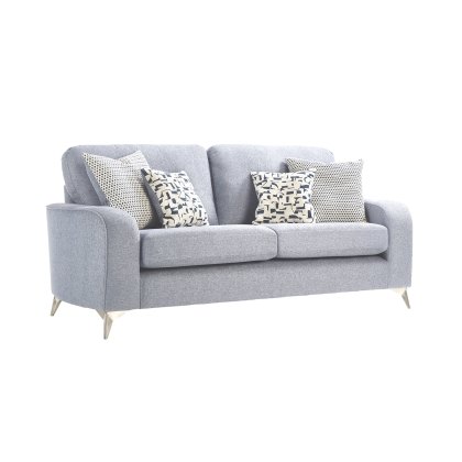Messini 3 Seater Standard Back Fabric Sofa Messini 3 Seater Standard Back Fabric Sofa