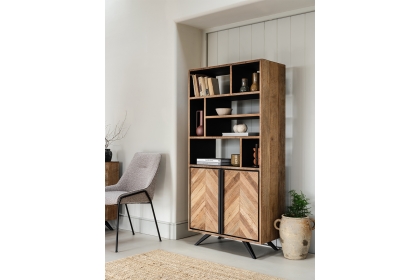 Camden Reclaimed Teak Wood Bookcase