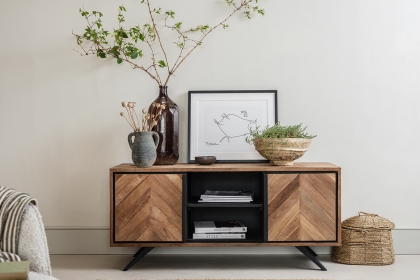 Camden Reclaimed Teak Wood TV Unit