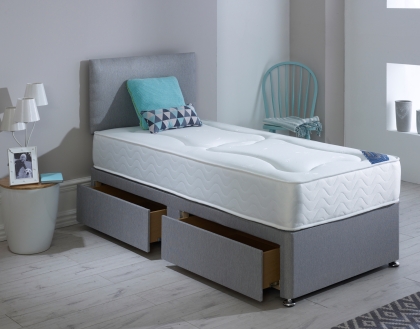 Dura Beds Octave Divan Bed with York Headboard Dura Beds Octave Divan Bed with York Headboard
