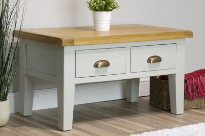 Cotswold Grey Painted Oak Coffee Table