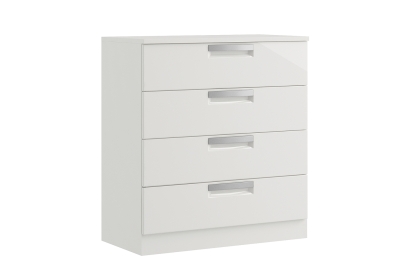Milly High-Gloss 4 Drawer Chest of Drawers Milly High-Gloss 4 Drawer Chest of Drawers