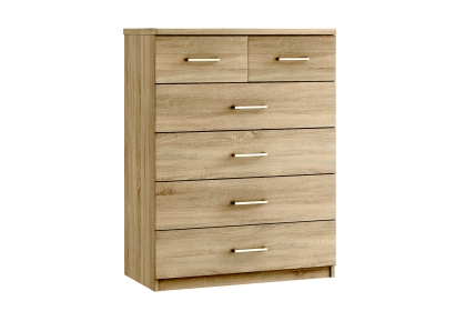 Malena 4 + 2 Drawer Chest of Drawers Malena 4 + 2 Drawer Chest of Drawers