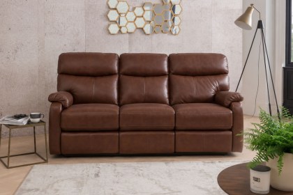 Monet Leather 3 Seater Sofa