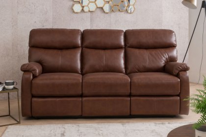 Monet Leather 3 Seater Sofa