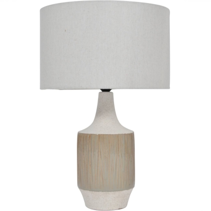 Porcelain Reeds Lamp With Shade Porcelain Reeds Lamp With Shade