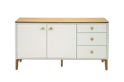 Vida Living Marlow Large Sideboard in Cashmere Oak and Taupe Vida Living Marlow Large Sideboard in Cashmere Oak and Taupe