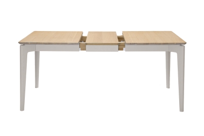 Vida Living Marlow Ext 125-165cm Dining Table in Cashmere Oak and Taupe Vida Living Marlow Ext 125-165cm Dining Table in Cashmere Oak and Taupe