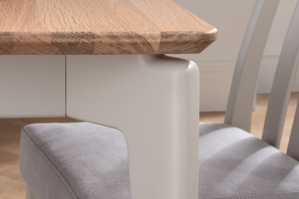 Vida Living Marlow 90cm Dining Table Set with 4 Chairs in Cashmere Oak and Taupe Vida Living Marlow 90cm Dining Table Set with 4 Chairs in Cashmere Oak and Taupe