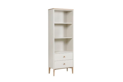 Vida Living Marlow Open Storage Bookcase in Cashmere Oak and Taupe Vida Living Marlow Open Storage Bookcase in Cashmere Oak and Taupe