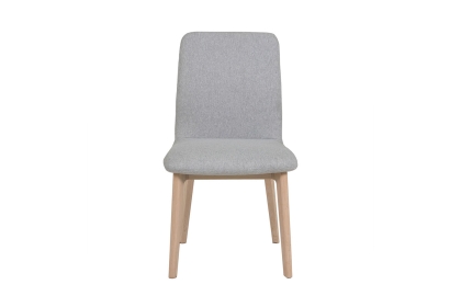 Vida Living Marlow Fabric Dining Chair in Light Grey