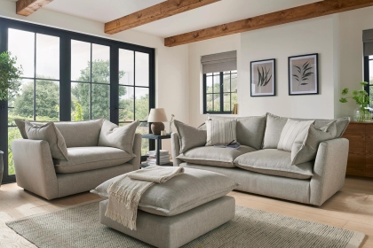 Turner Luxury Footstool Made In Britain