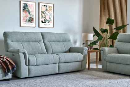 Helston Lumbar Support Reclining 3 Seater Sofa