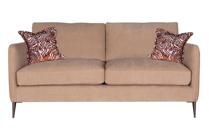 Wales Fabric Side-Buttoned 4 Seater Sofa