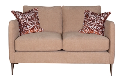 Wales Fabric Side-Buttoned 2 Seater Sofa
