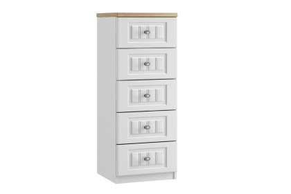 Panorama 5 Drawer Narrow Chest of Drawers Panorama 5 Drawer Narrow Chest of Drawers
