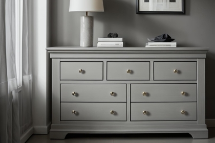 Providence Painted Grey 3 Over 4 Drawer Chest of Drawers