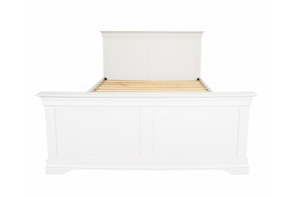 Providence Warm White Bed Frame
