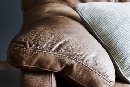 Alexander & James Bailey Leather L-Shape 4 Seater Corner Sofa