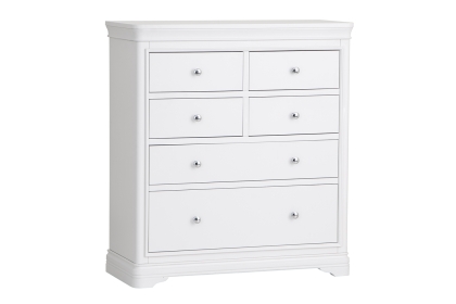 Chateau Warm White 4 Over 2 Drawer Chest