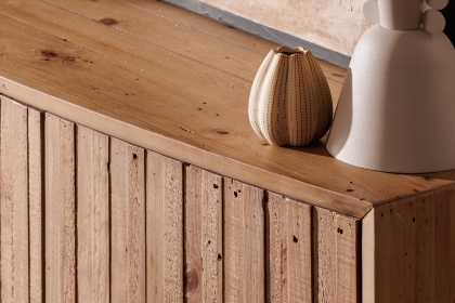 CLEARANCE - Tivoli Reclaimed Wood 3 Door Sideboard