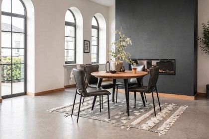 Franklin Reclaimed Wood 120cm Round Dining Table