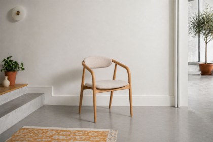 G Plan Isabelle Retro Dining Arm Chair in Taupe