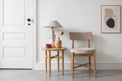 G Plan Winchester Retro Oak Lamp Table