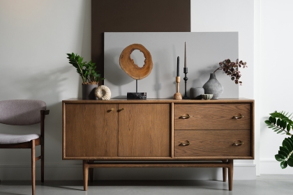 G Plan Marlow Retro Walnut Wide Sideboard