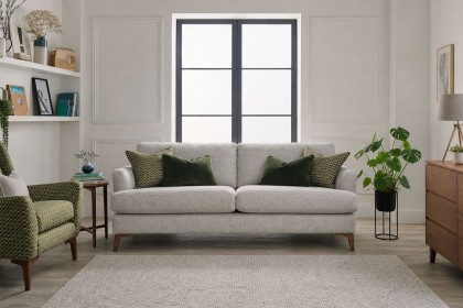 Hampton Boucle Upholstered 3 Seater Sofa