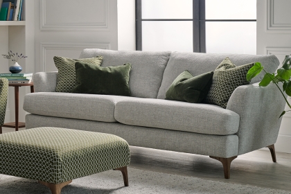 Hampton Boucle Upholstered 3 Seater Sofa