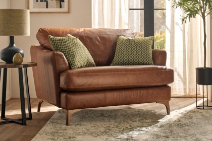 Hampton Boucle Upholstered Snuggler Chair