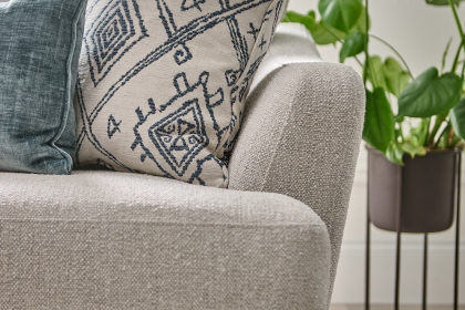 Hampton Boucle Upholstered Snuggler Chair