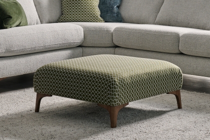 Hampton Upholstered Designer Accent Stool