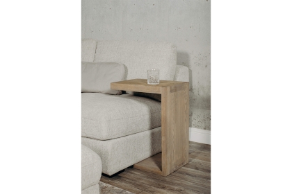 Feltz Smoked Oak Drinks Side Table Feltz Smoked Oak Drinks Side Table