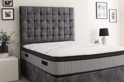 Park Lane Small Cobbled 54" High Floor Standing Headboard