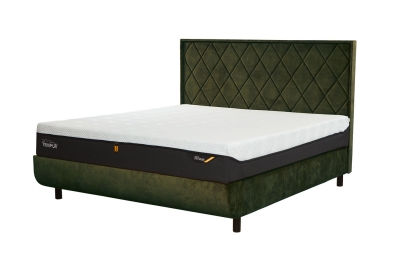 TEMPUR® Arc Disc Bed Frame with Quilted Headboard
